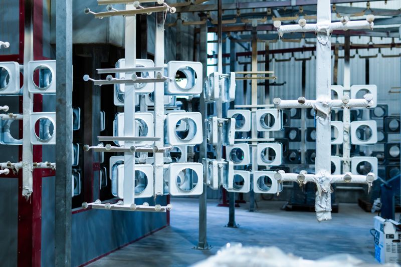 Electrostatic Metal Painting