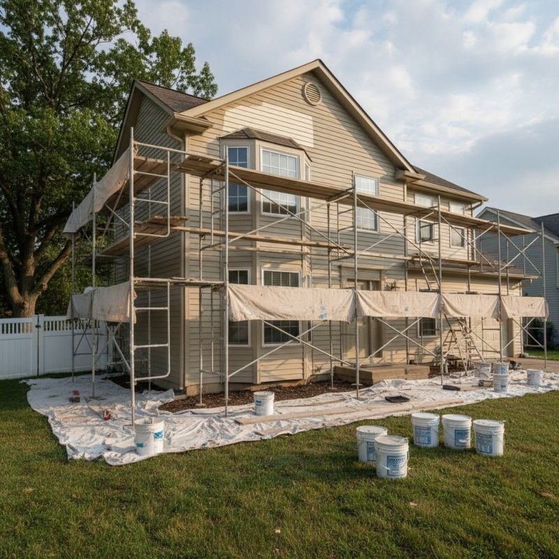 House Exterior Painting detail