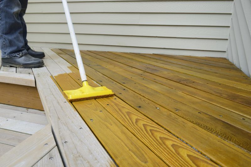 Wood Deck Staining Service detail