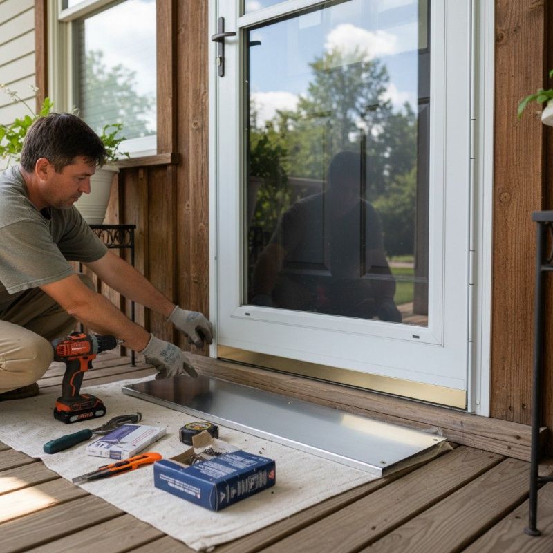 Storm Door Painting